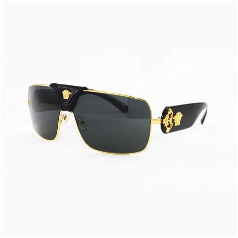 men's Versace sunglasses with gold